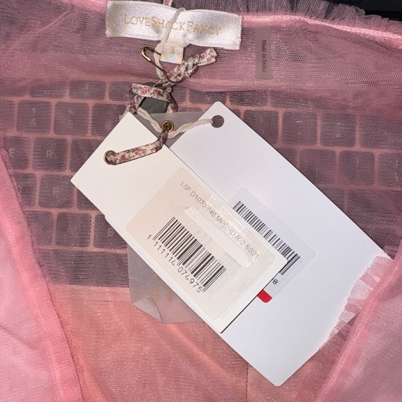 New LoveShackFancy Francoise Gown in Millennial Pink Ombre 2 - Picture 6 of 7